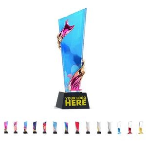Crystal Trophy Colorful