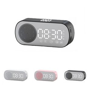 Bluetooth Speaker with Digital Alarm Clock