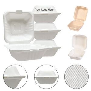 6"x6" Eco Friendly Takeout Container