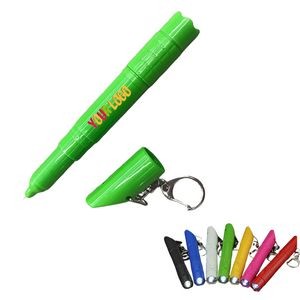 LED Light Whistle Ballpoint Pen