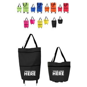 Collapsible Wheeled Shopping Tote