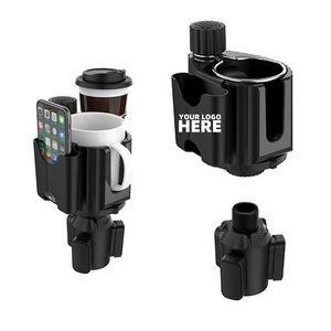 Car Cup Holder Expander With Phone Holder