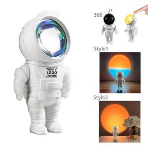 LED Spaceman Sunset Lamp Projection