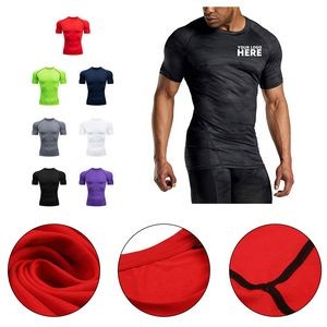 Quick Dry Short Sleeve Compression Shirt