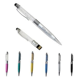 With 4GB USB Flash Drive Touch Screen Ballpoint Pen