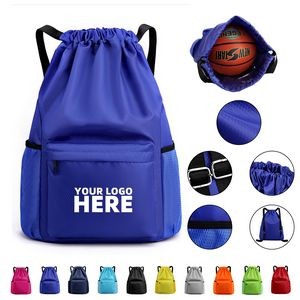Drawstring Backpack Sports Gym Bag