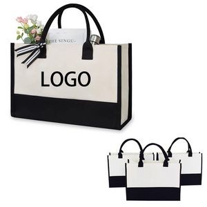 Extra Large Canvas Shopping Tote