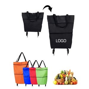 Foldable Shopping Bag with Wheel
