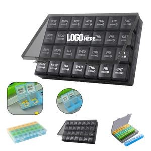 Large Monthly Pill Organizer 28 Days