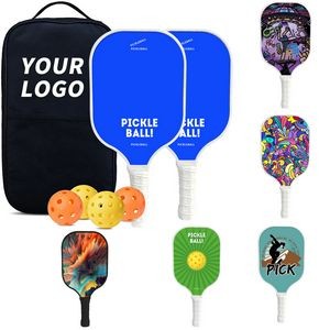 Glassfiber Pickleball Paddle Set With Carry Bag