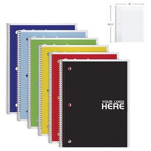 3 Hole Punched Spiral Notebook