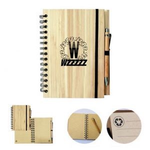 Bamboo Notebook W/ Pen