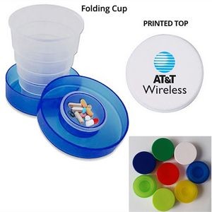 Collapsible Travel Cup Pill With Tea Box