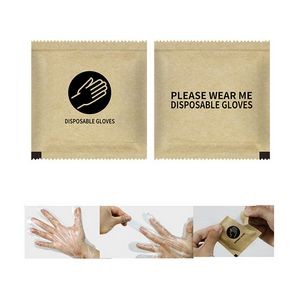 Disposable PE Gloves Individual Package