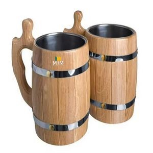 Handmade Wood Mug 17 Oz