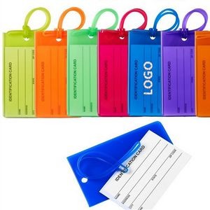 Colorful Flexible Travel Luggage Tags For Baggage