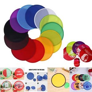 10" Folding Flying Disk With Pouch