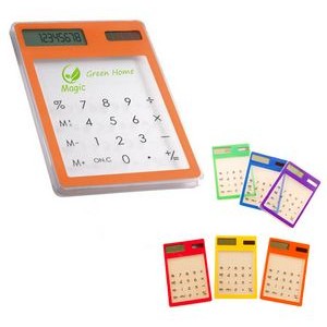 Solar Powered Transparent Pocket Calculator