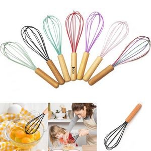 Silicone Whisk With Wooden Handle
