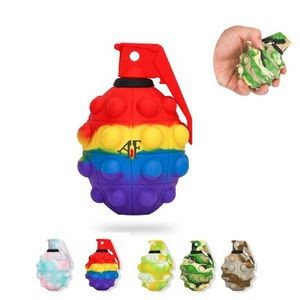3D Grenade Push Pop Bubble Fidget Stress Relief Squeeze Toy