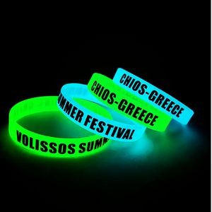 Glow In The Dark Silicone Wristbands