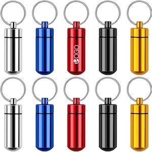 Aluminum Medicine Can With Keychain