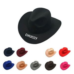 Unisex Felt Cowboy Hat
