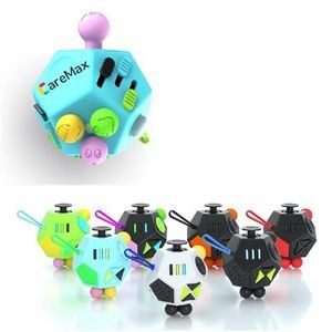 12 Side Fidget Toy Cube Relieves Stress And Anxiety