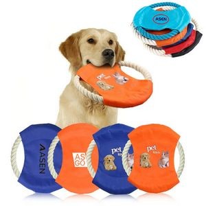 Dog Toy Cotton Rope Flying Disc