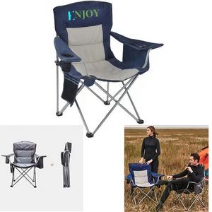 Multi Functional Outdoors Foldable Chairs With Cooler Bag