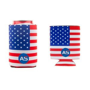 American Flag Can Cooler Sleeves