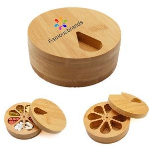 Bamboo Weekly Pill Box