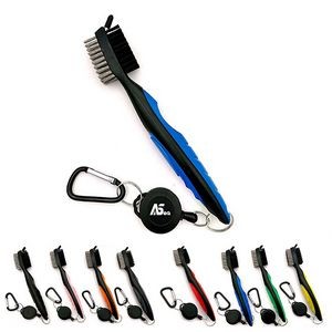 Golf Brush Groove Cleaner With Carabiner