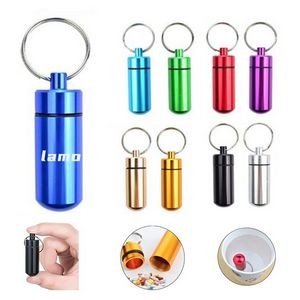 Pill Case With Keychain