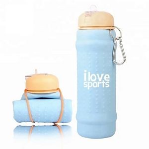 Outdoor Foldable Sports Silicone Water Bottle