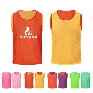 Training Sport Double Sided Mesh Pinnie Vests