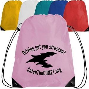 Traditional Bags Drawstring Polyester Backpack