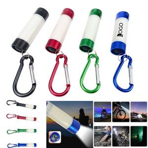 Expandable Flashlight With Carabiner