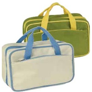 2 Tone Cosmetic Tote Bag (Blank)