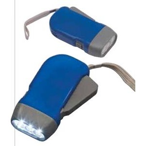 3 LED Hand-Powered Flashlight (Blank)