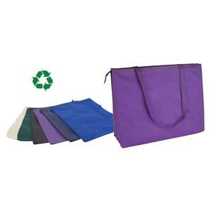 Polypropylene Tote Bag w/Zipper - Blank (Extra Large)