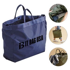 Lightweight Packable Water Resistant Fold Grocery Tote Bag