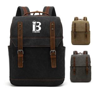 Large Canvas wearable Backpack for business