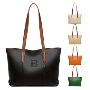 Genuine Leather Large Capacity Tote Bag