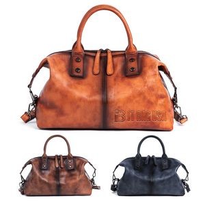 Genuine Leather Tote Handbag Cross-body Bag