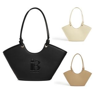 Genuine Leather premium basket tote bag for women