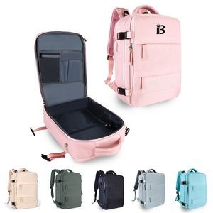 Nylon Travel Laptop Backpack with USB Charging Port