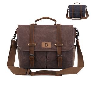 PU Leather Travel Messenger Crossbody Bag