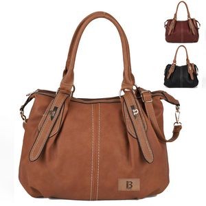 PU leather large Tote Crossbody bag for woman