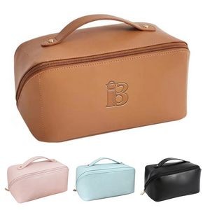 PU Leather Travel Cosmetic Bag